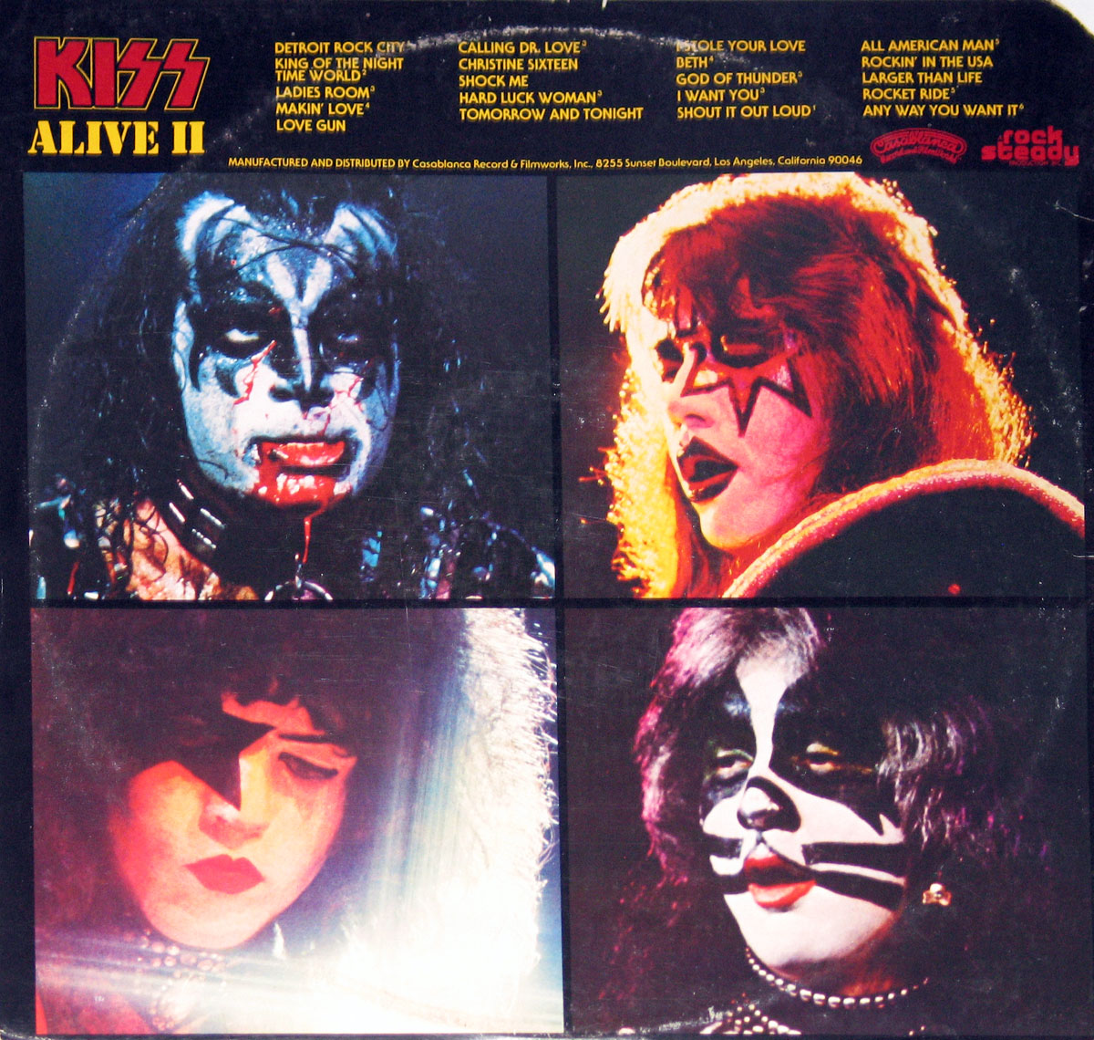 High Resolution # Photo KISS Alive II Gatefold DOLP 